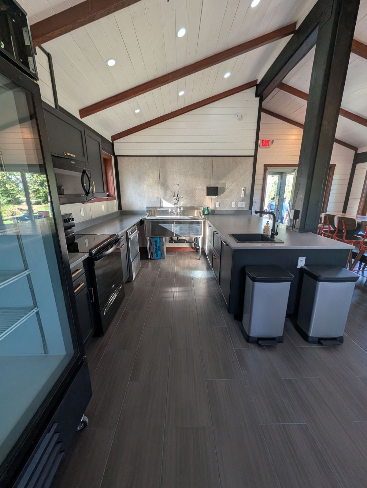 Commercial kitchen inside the Timber Lodge